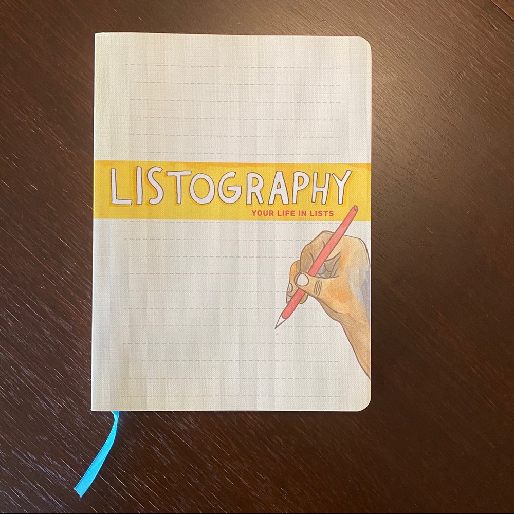 Listography Your Life in Lists book brand new